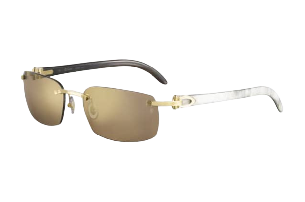 cartier white sunglasses