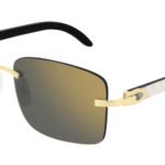 cartier sunglasses ct-0030rs-001 buffalo horn