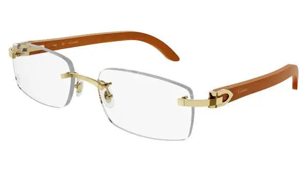 Cartier_CT0052o-008 Light BrownWood