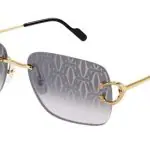 Cartier CT0330S-008 Grey lenses(Silver Mirror Monogram)