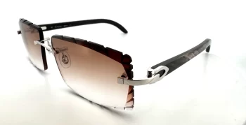 Cartier CT0049O-002 (Horn) DC Smoke Brown