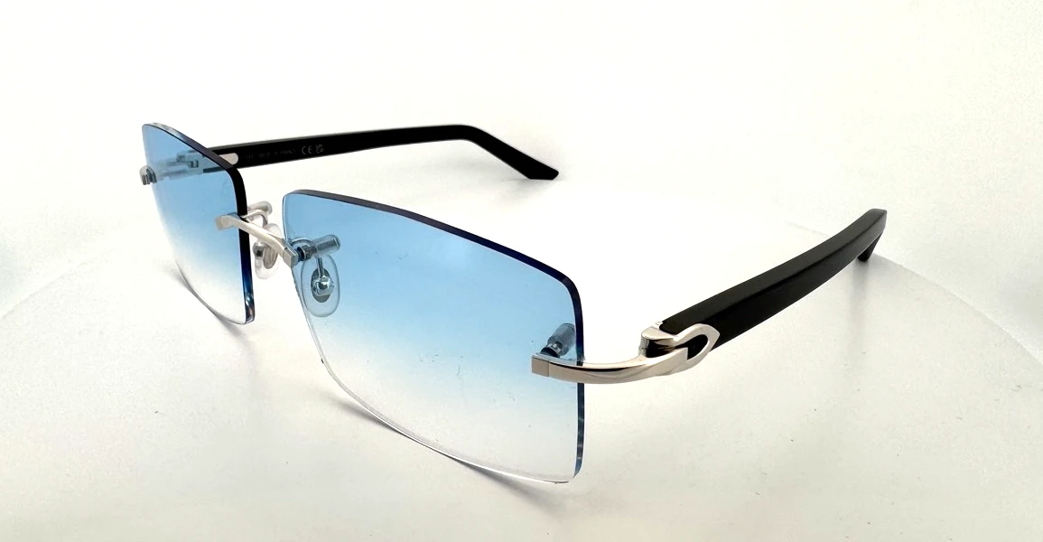 Cartier blue eyeglasses hotsell